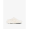 Marni Womens Natural White Sabot Round-roe Shearling Mules 7
