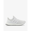 ADIDAS ORIGINALS MENS WHITE ULTRABOOST 4.0 MID-TOP KNITTED TRAINERS 5