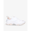 Kg Kurt Geiger Limitless Chunky-soled Vegan Leather And Mesh Trainers In White