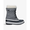Sorel Winter Carnival Waterproof Shell Snow Boots In Grey