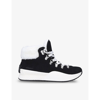 Sorel Out 'n About Iii Conquest Faux Shearling-lined Suede Ankle Boots In Black