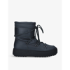 Moon Boot Paraboot Lace-up Shell Snow Boots In Grey/dark