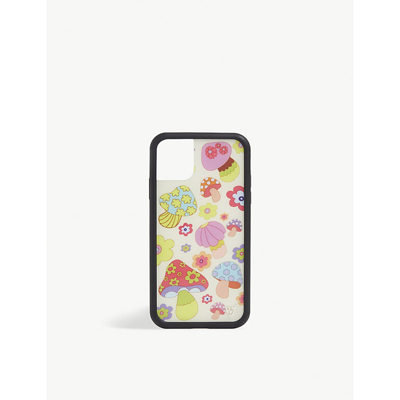 Wildflower Womens Groovy Shroom Graphic-print Iphone 11 Case
