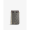 DUNE KIMMYY QUILTED FAUX LEATHER PHONE PURSE