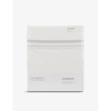 The White Company Vendish Cotton Flat Sheet In White/silver