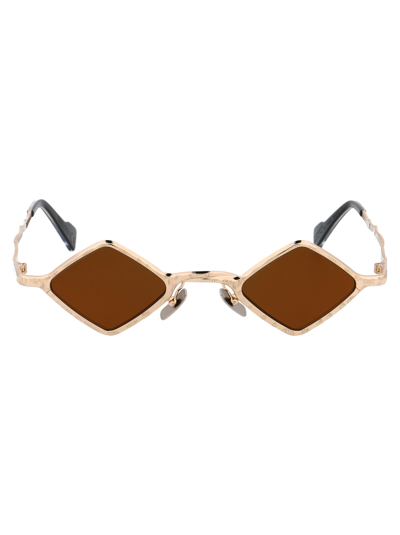 Kuboraum Maske Z14 Sunglasses In Gold