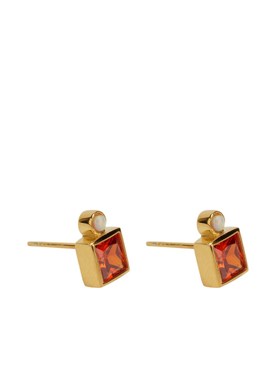 Anni Lu Gold-plated Bling Cubic Zirconia Earrings