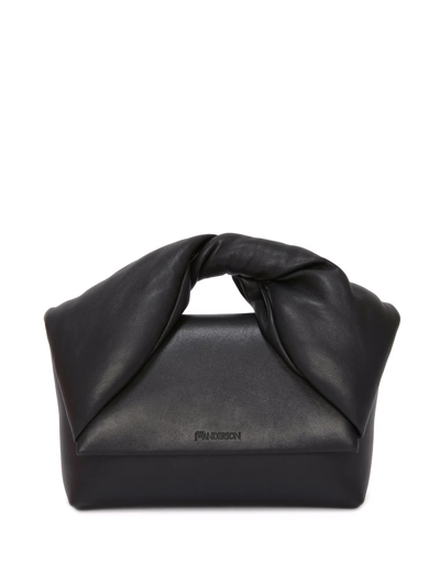 Jw Anderson Medium Twister Crossbody Bag In Black