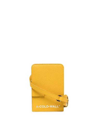 A-cold-wall* Cubist Crossbody Bag In Yellow