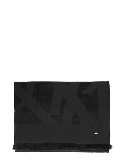 Saint Laurent Scarf In Black
