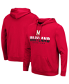 COLOSSEUM MEN'S RED MARYLAND TERRAPINS LANTERN PULLOVER HOODIE