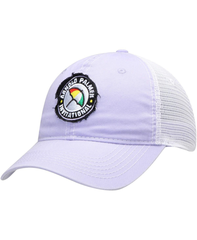 Ahead Women's Purple Arnold Palmer Invitational Pigment Dyed Contrast Adjustable Hat