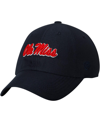 Top Of The World Men's Navy Ole Miss Rebels Staple Adjustable Hat In Navy