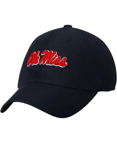 Top Of The World Men's Navy Ole Miss Rebels Staple Adjustable Hat
