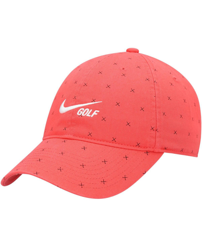 Nike Men's Red Heritage86 Washed Club Performance Adjustable Hat