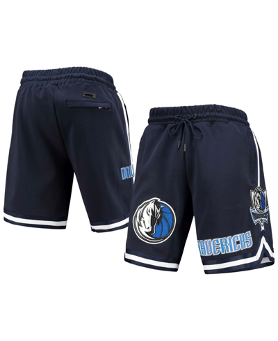 Pro Standard Men's Navy Dallas Mavericks Chenille Shorts