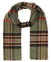 V FRAAS MEN'S ECO CASHMINK EXPLODED FRAAS PLAID MUFFLER