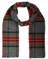 V FRAAS MEN'S ECO CASHMINK TARTAN MUFFLER