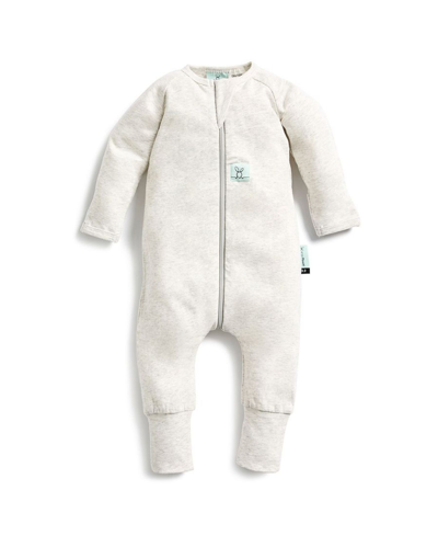 Ergopouch Baby Boys And Girls 0.2 Tog Long Sleeve Pajamas In Grey Marle