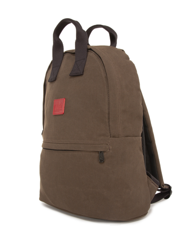 Manhattan Portage Waxed Nylon Governors Backpack In Black