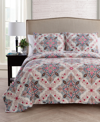VCNY HOME WYNDHAM MEDALLION 3-PC. QUILT, KING