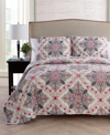 Vcny Home Wyndham Medallion 3-pc. Quilt, King In Multi
