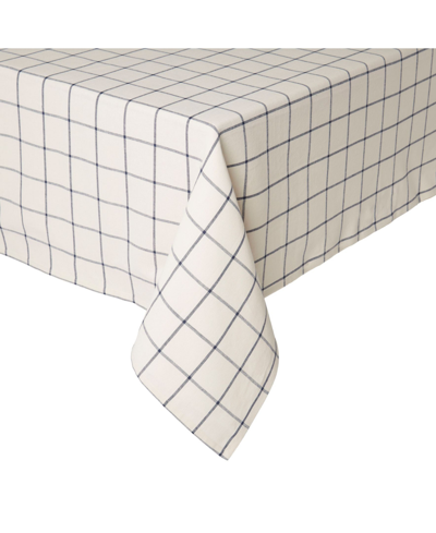 Town & Country Living Window Pane Tablecloth Single Pack 60"x102" In Grey