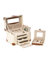 Bey-berk 4 Level Multi Compartment Jewelry Box In Multi