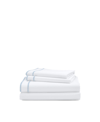 Ralph Lauren Spencer 300 Thread Count Sateen Border Sheet Set, California King In Blue Cornflower