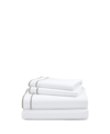 Ralph Lauren Spencer 300 Thread Count Sateen Border Sheet Set, California King In Stone Grey