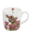 Royal Worcester Wrendale Bessie Mug, Set Of 4 In White