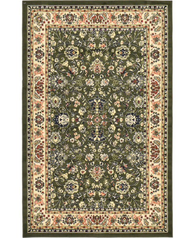 Bayshore Home Arnav Arn1 5' X 8' Area Rug In Green