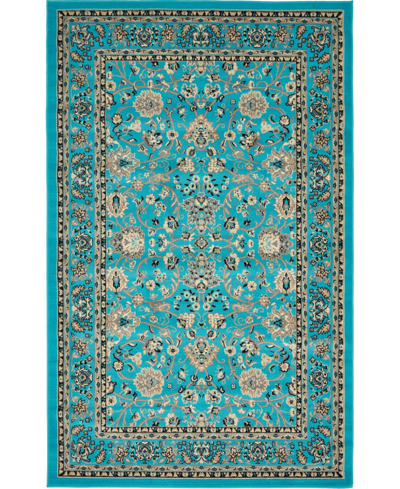 Bayshore Home Arnav Arn1 5' X 8' Area Rug In Turquoise