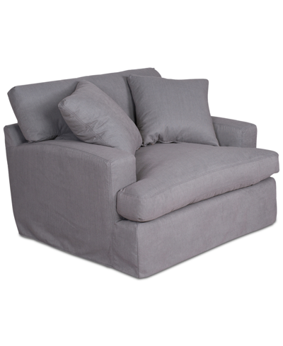 Furniture Brenalee Performance Slipcover Replacement In Slate Gray