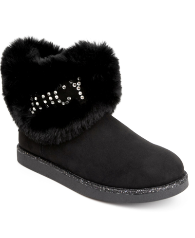 Juicy Couture Keeper Womens Round Toe Cold Weather Winter & Snow Boots In Black- B