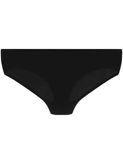 12 Storeez Seamless Modal Briefs In Black