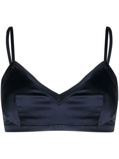 12 Storeez Wireless-cup Bra In Blue