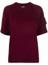 BARRIE CASHMERE SHORT-SLEEVED TOP
