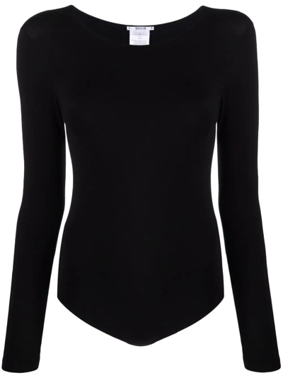 Wolford Berlin Long-sleeve Bodysuit In Black