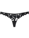 FLEUR DU MAL LILY EMBROIDERY HIPSTER THONG