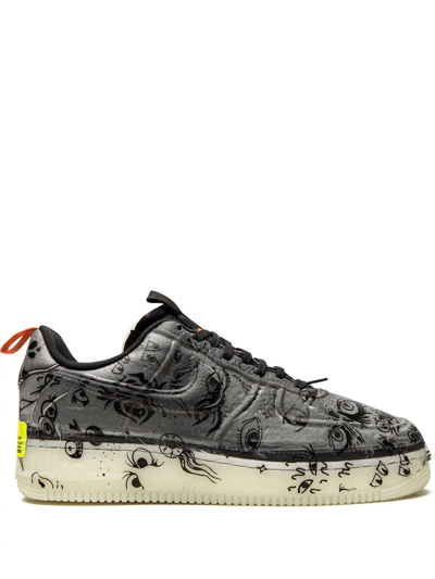 Nike Air Force 1 Experimental "halloween" Sneakers In Black