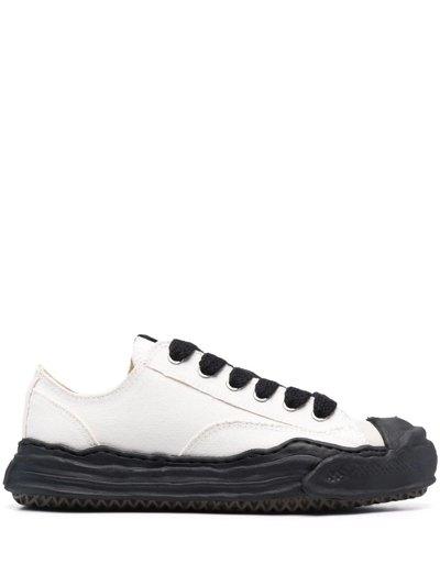 Miharayasuhiro Low-top Lace-up Sneakers In White