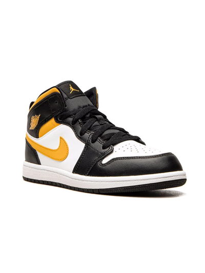 Jordan Kids'  1 Mid Sneakers In White