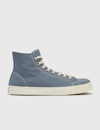 Maison Margiela Tabi Hi-top Canvas Sneaker In Blue