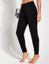 Alo Yoga Soho Mid-rise Stretch-jersey Jogging Bottoms In Black