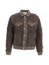 Alyx Brown Blackmeans Edition Denim Blackmeans Jacket In Deep Brown