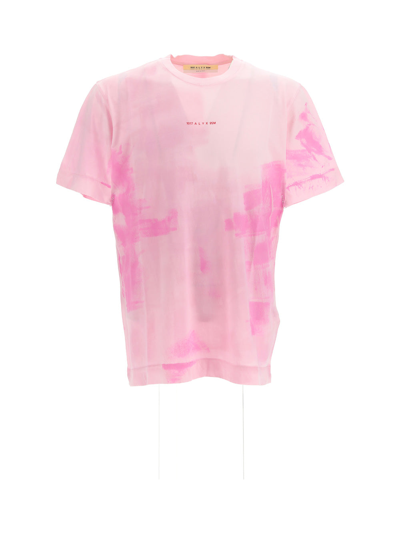 Alyx 1017  9sm Nightmare Print Tie-dye T-shirt In Pink