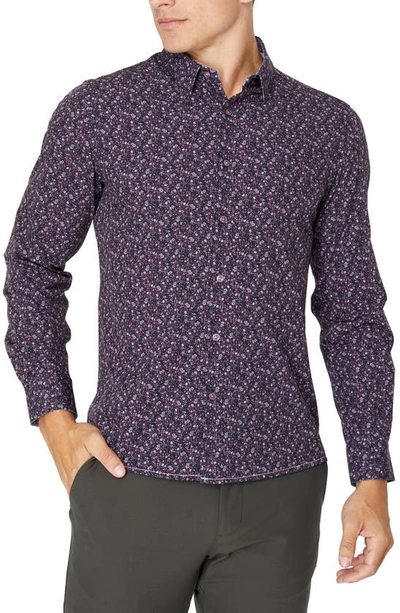 7 Diamonds Rio Grande Button-up Performance Shirt In Plum
