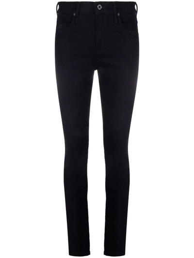 Jacob Cohen High-waisted Skinny Jeans In Blue
