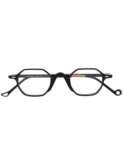 Eyepetizer Geometric Frame Glasses In Black